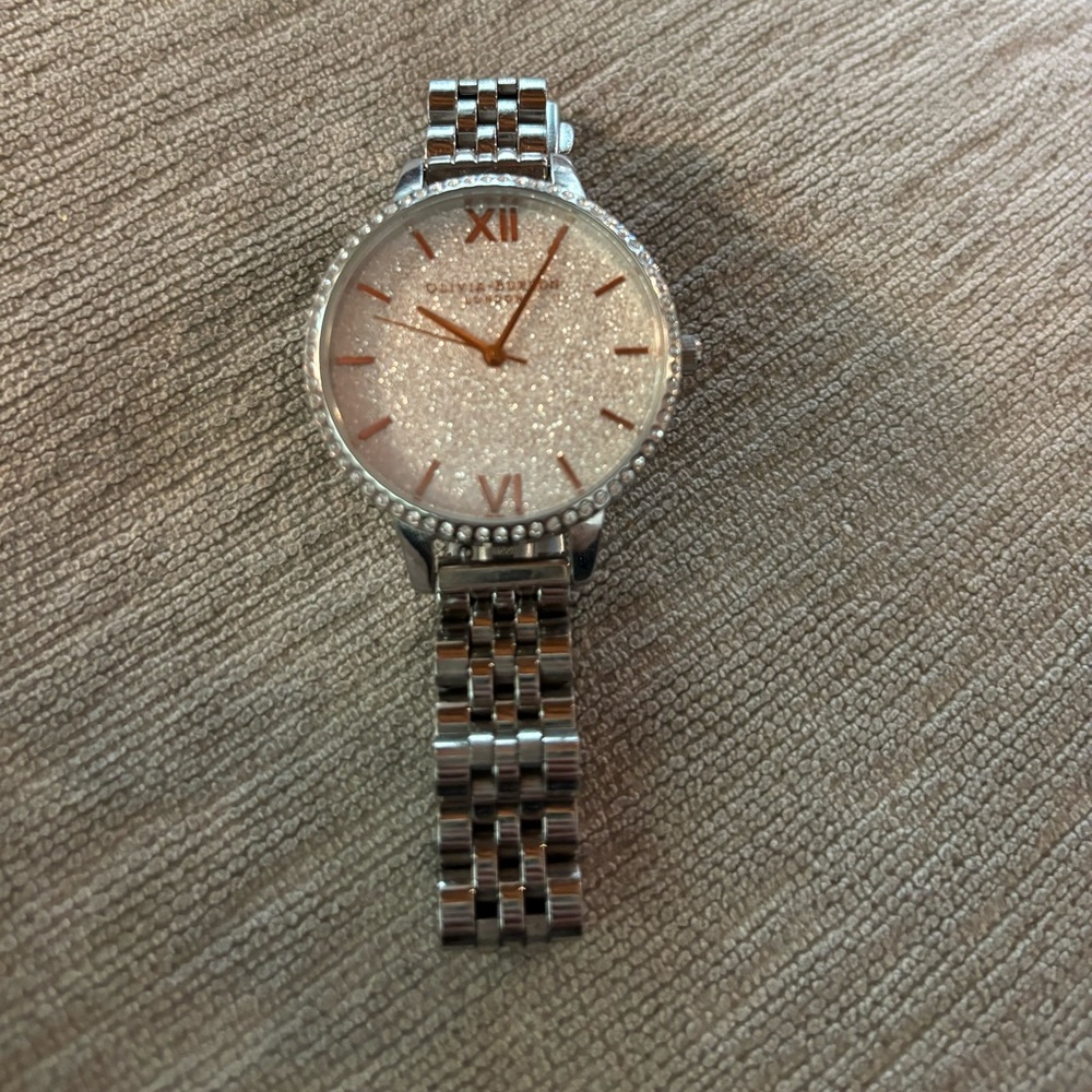 Olivia Burton rose gold shimmer watch 30mm